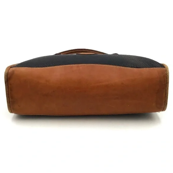 ❌SOLD❌ EUC [Dooney & Bourke] Classic Vintage Pebbled Black Leather Satchel - Picture 6 of 11